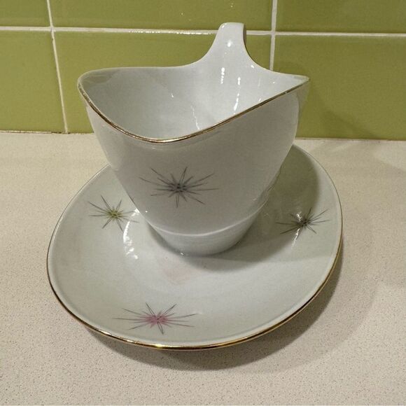 SELTMANN WEIDEN E. Bavaria Isolde 74 Gravy Boat with Starbursts - Picture 3 of 9